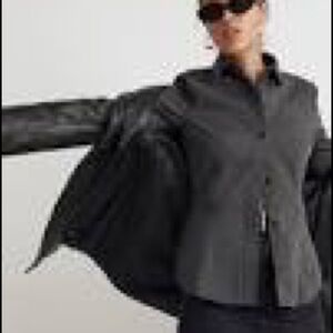 Madewell Regenerative Cotton Fitted Button Sz 2NWT